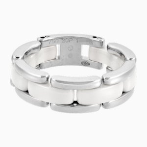 Anillo Ultra # 59 K18wg de cerámica blanca para mujer Itx95f2v82ey de Chanel