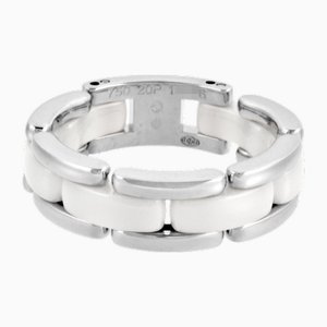 Ultra Ring # 59 K18wg White Ceramic Womens Itx95f2v82ey di Chanel