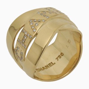 Anillo de Burdeos, oro amarillo K18yg, diamante n. ° 51 de Chanel