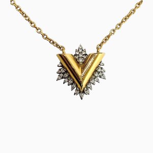Collar con accesorio de piedra ollier Glory v M00366 para mujer de Louis Vuitton