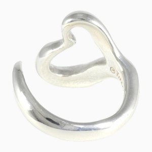 Anillo con forma de corazón de plata de Tiffany