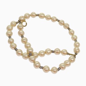 Braccialetto di perle in metallo di Chanel