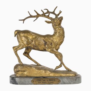 Napoleon III Sculpture of Stag in Freedom attributed to Aignon