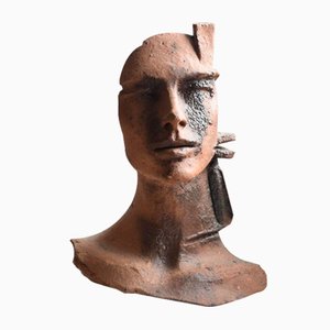 Modernist Italian Bust Sculpture Female Form