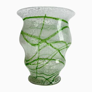 Kunstglas Vase aus Schaumstoff von Johann Loetz Widow, 1930er