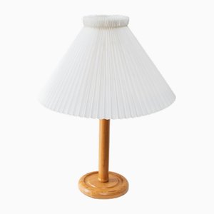Lámpara de mesa de madera, Suecia, años 60