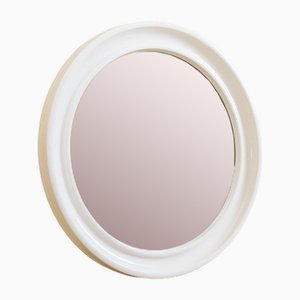 Round Wall Mirror in Carrara & Matta, Italy, 1970s