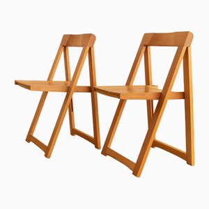 Folding Chairs by Aldo Jacober for Alberto Bazzani, Italy, 1960s, Set of 2