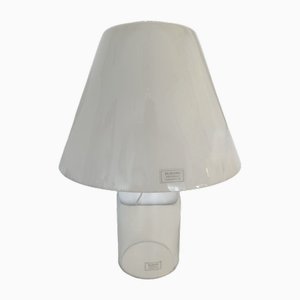 Italienische Lampe mit Schirm aus Muranoglas von Murano Due, 1980er