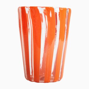 Coral Cocktail Set in Murano Glass by Mariana Iskra, Set of 2 Maestro Ballarin Murano, Set of 2