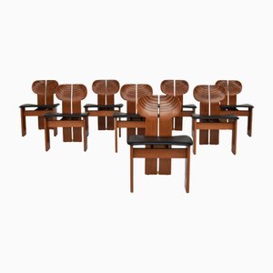 Africa Chairs by Tobia & Afra Scarpa for Artona, 1975, Set of 8