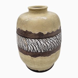 Zylindrische Vase von Keramos, 1960er