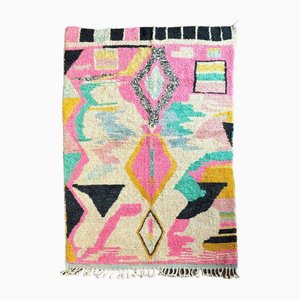 Marokkanischer Modern Pink Boho Boujad Berber Teppich