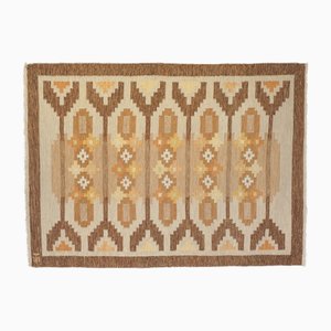 Tappeto Kilim Mid-Century di Ingegerd Silow, Svezia, 1960