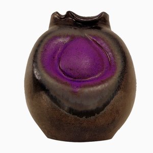 Purple Studio Ceramic Vase from Carstens Atelier, 1970s