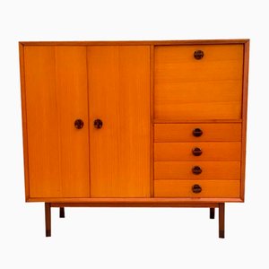 High Sideboard in Wood by George Coslin for Faram, Italy, 1960s