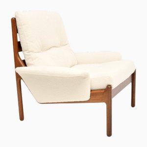 intage Danish Armchair attributed to Illum Wikkelso, 1960s