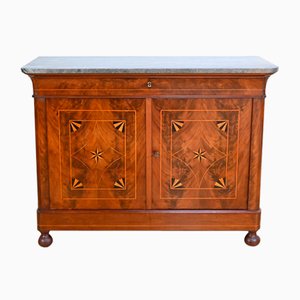 Burl Mahogany Buffet, Early 19th Century