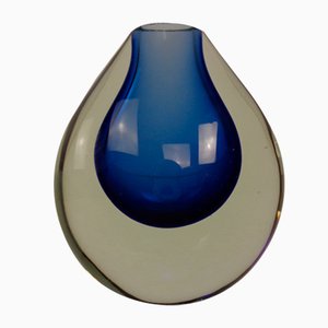 Murano Sommerso Glass Vase, Italy, 1960s
