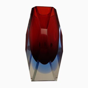 Murano Sommerso Glass Vase by Flavio Poli, Italy, 1960s