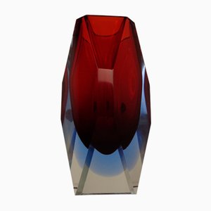 Vase Sommerso en Verre de Murano par Flavio Poli, Italie, 1960s