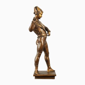Paul Dubois, The Harlequin, Bronze, 1880