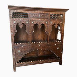 Marokkanisches Sideboard/Vitrine, 1900er