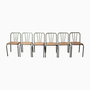 Chaises Vintage Industrielles, 1960s, Set de 6