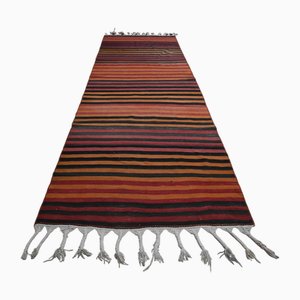 Vintage Turkish Oushak Runner Rug, 1960s