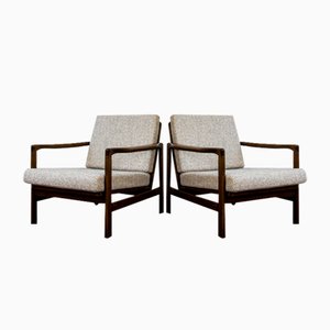 Set of Mid-Century Armchairs by Zenon Bączyk, 1960s