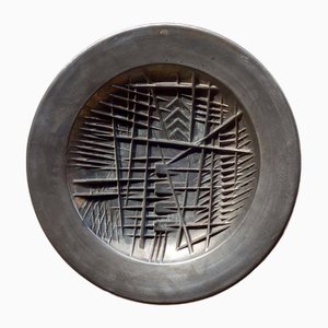 Moderner Italienischer Teller von Arnaldo Pomodoro für Rossicone, 1982