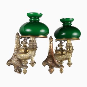 Oil Wall Lamps from Wild & Wessel Berlin, Set of 2