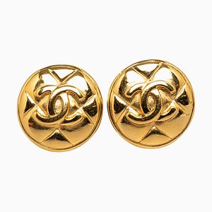 CC Clip on Earrings from Chanel, Set of 2