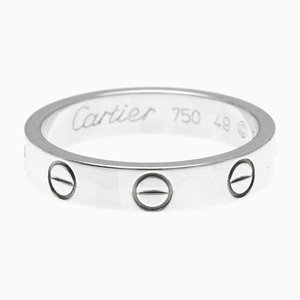 Mini Love Ring in White Gold from Cartier