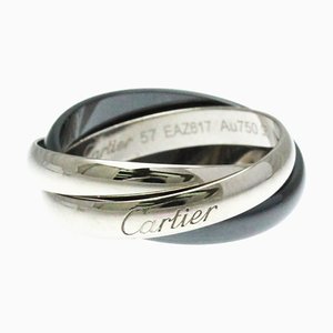 Trinity Ceramic Band Ring from Cartier