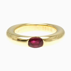 Ellipse Ruby Ring in Yellow Gold from Cartier