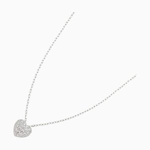 Heart Pave Diamond Necklace from Cartier