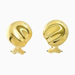 Bean Earrings in 18k Yellow Gold from Tiffany & Co., Set of 2