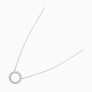 Small Circle Diamond Necklace in Platinum from Tiffany & Co.