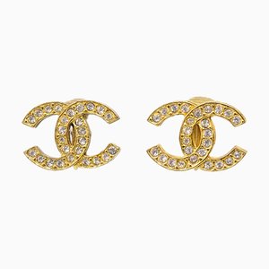 Boucles d'Oreilles CC avec Strass de Chanel, Set de 2