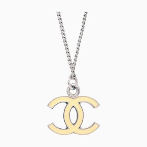 Collar de cadena de plata de Chanel