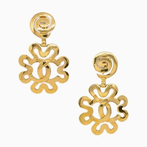 Flower Dangle Earrings from Chanel, Set of 2