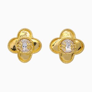 Gold Dangle Earrings from Chanel, Set of 2