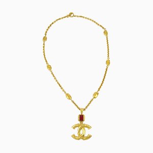 Gold Gripoix Chain Pendant from Chanel