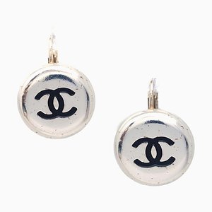 Silberner Ohrring von Chanel, 2 . Set