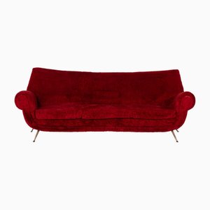 Geschwungenes italienisches Mid-Century Sofa von Gigi Radice für Minotti, 1960er