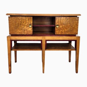 Enfilade Mid-Century Regency en Bois et Laiton, Italie, 1970s