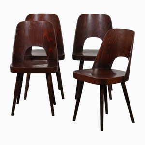 Vintage Stühle von Oswald Haerdtl für Ton, 1960er, 4er Set