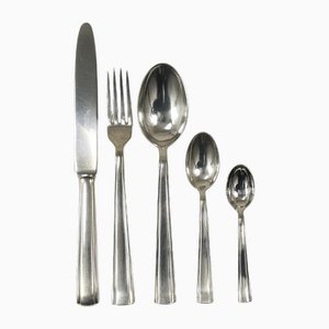 Silver-Plated Flatware Cutlery for Six by Gio Ponti for Krupp, Austria, 1950s, Set of 31