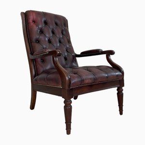 Fauteuil Chesterfield en Cuir